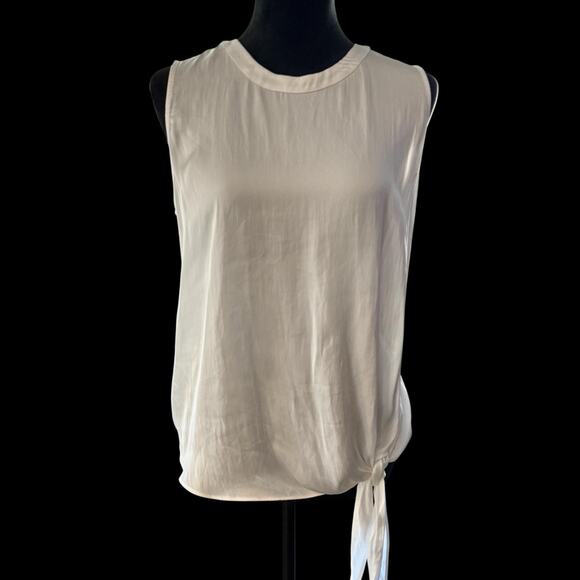 womens Express Top Sleeveless Size Large Ladies Blouse front detail - Picture 1 of 4